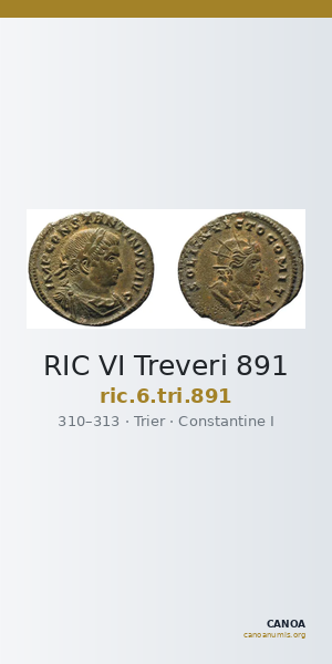 RIC VI Treveri 891 — CANOA