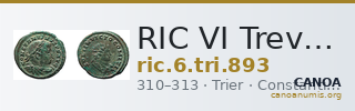 RIC VI Treveri 893 — CANOA