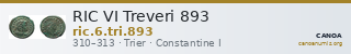 RIC VI Treveri 893 — CANOA