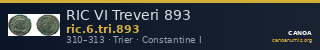 RIC VI Treveri 893 — CANOA