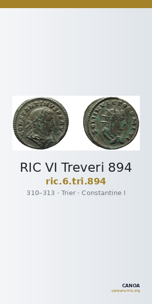 RIC VI Treveri 894 — CANOA