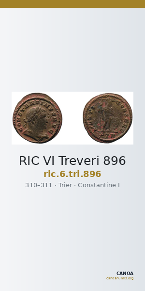 RIC VI Treveri 896 — CANOA