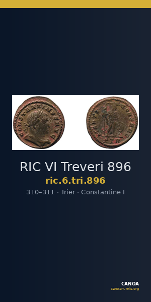 RIC VI Treveri 896 — CANOA