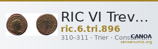 RIC VI Treveri 896 — CANOA