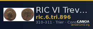 RIC VI Treveri 896 — CANOA