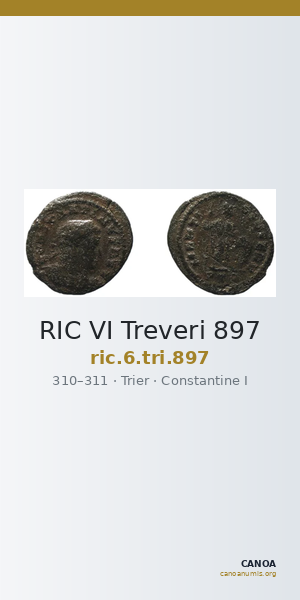 RIC VI Treveri 897 — CANOA