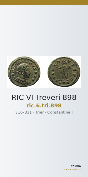 RIC VI Treveri 898 — CANOA