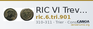 RIC VI Treveri 901 — CANOA