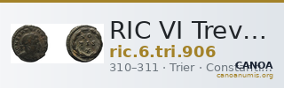RIC VI Treveri 906 — CANOA