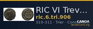 RIC VI Treveri 906 — CANOA