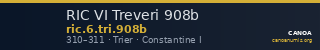 RIC VI Treveri 908b — CANOA