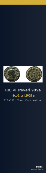 RIC VI Treveri 909a — CANOA