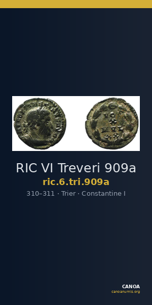 RIC VI Treveri 909a — CANOA
