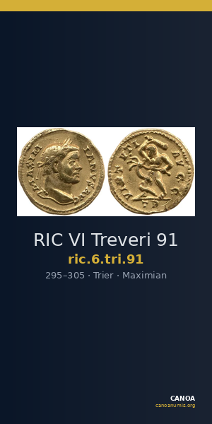 RIC VI Treveri 91 — CANOA