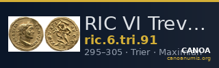 RIC VI Treveri 91 — CANOA