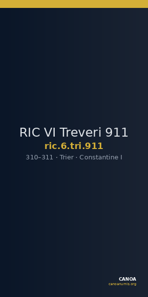 RIC VI Treveri 911 — CANOA