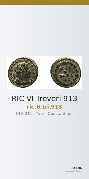 RIC VI Treveri 913 — CANOA