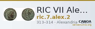 RIC VII Alexandria 2 — CANOA