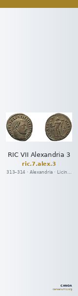 RIC VII Alexandria 3 — CANOA