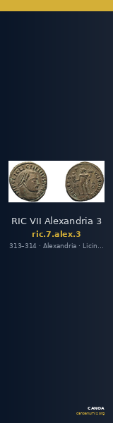 RIC VII Alexandria 3 — CANOA