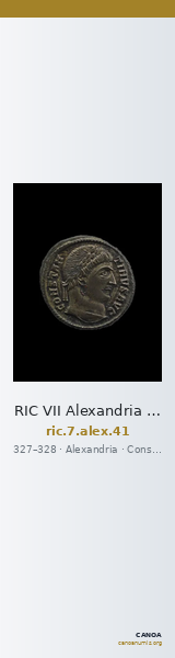 RIC VII Alexandria 41 — CANOA