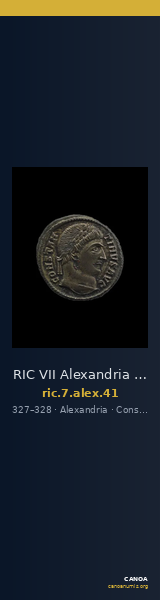 RIC VII Alexandria 41 — CANOA