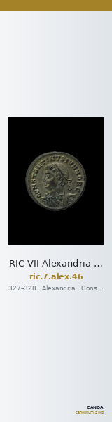 RIC VII Alexandria 46 — CANOA