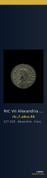 RIC VII Alexandria 46 — CANOA