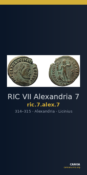 RIC VII Alexandria 7 — CANOA