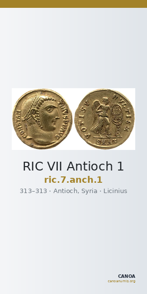 RIC VII Antioch 1 — CANOA