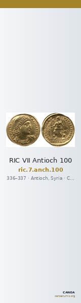 RIC VII Antioch 100 — CANOA