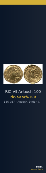 RIC VII Antioch 100 — CANOA