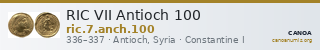 RIC VII Antioch 100 — CANOA
