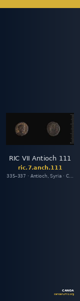 RIC VII Antioch 111 — CANOA