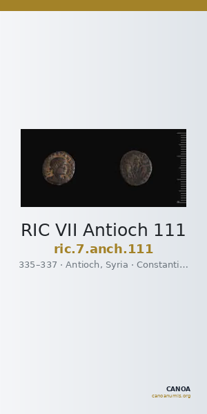 RIC VII Antioch 111 — CANOA