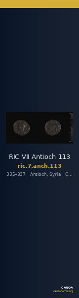 RIC VII Antioch 113 — CANOA