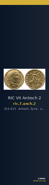 RIC VII Antioch 2 — CANOA