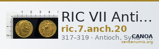 RIC VII Antioch 20 — CANOA