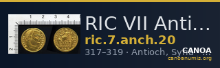 RIC VII Antioch 20 — CANOA