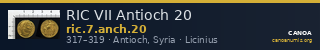 RIC VII Antioch 20 — CANOA