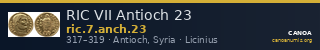 RIC VII Antioch 23 — CANOA