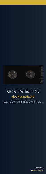 RIC VII Antioch 27 — CANOA