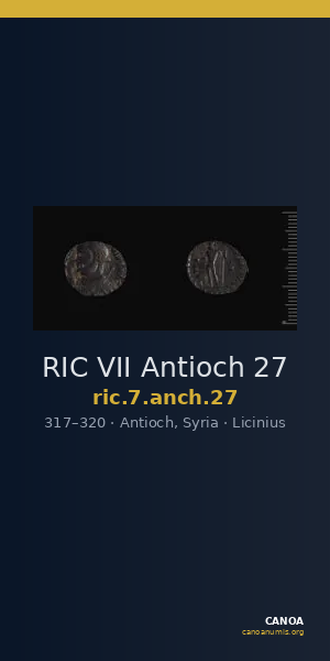 RIC VII Antioch 27 — CANOA
