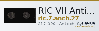 RIC VII Antioch 27 — CANOA
