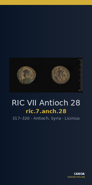 RIC VII Antioch 28 — CANOA