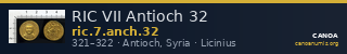 RIC VII Antioch 32 — CANOA