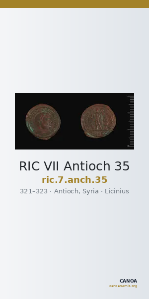 RIC VII Antioch 35 — CANOA