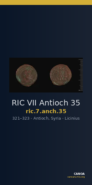 RIC VII Antioch 35 — CANOA