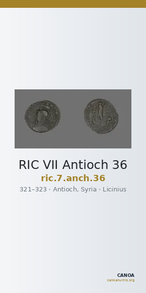 RIC VII Antioch 36 — CANOA
