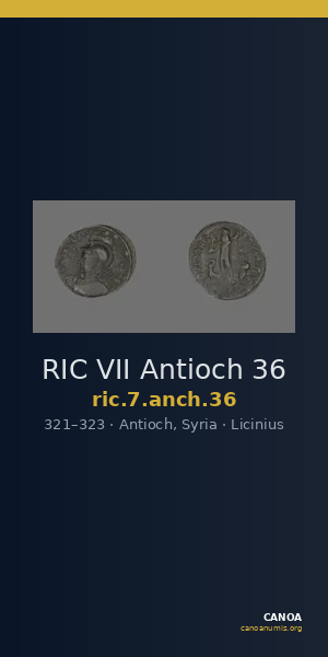 RIC VII Antioch 36 — CANOA